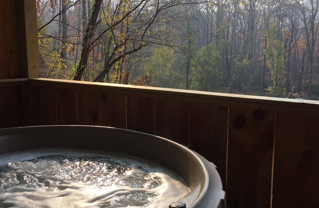 Dreamin Hollow Idéal pour observer les étoiles!- Bain à remous privé, cheminée, romantique, avec vue, WiFi gratuit, animaux domestiques, ven