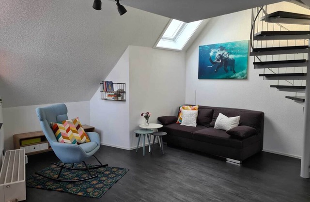 Duplex apartment with balcony