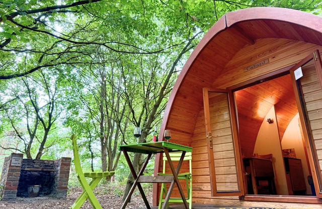 Luxury Woodland Countryside Glamping MegaPod - Eadmund