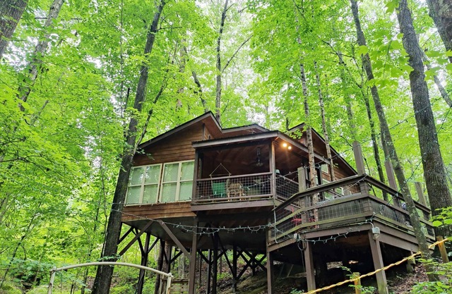 AgEagle Treehouse - SummerDates Disponible! Hot Tub / Loft / Firepit / Grill / Wifi + Plus!
