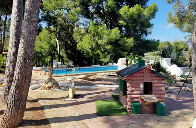 Eco house, with chickens, ducks, natural life