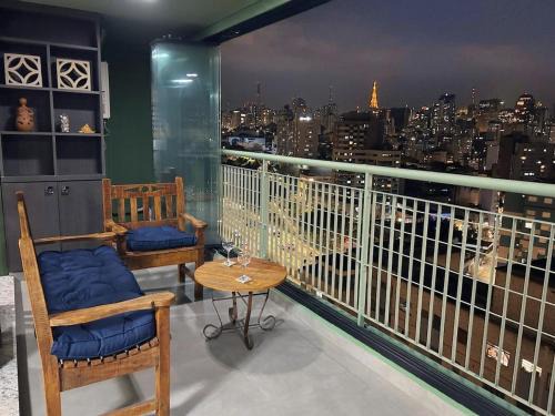Ed Brasil apto Resort com garagem, AC no 17 andar