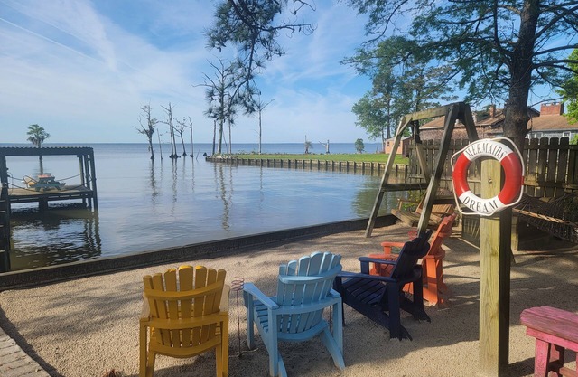 Calme Soundfront Getaway sur 150 'du secteur riverain w / plages intérieures banques de ne pas OBX