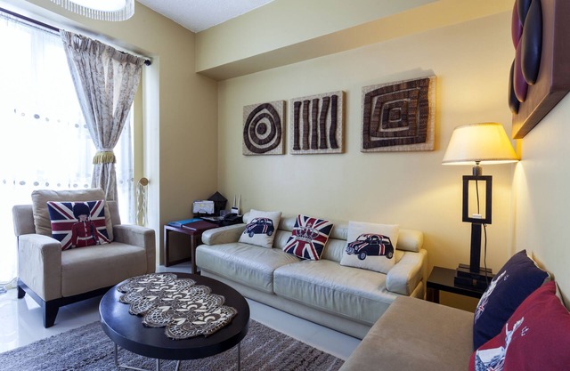 Élégant 56 m2 - Condo 1 chambre avec balcon @ Greenbelt Makati