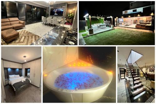 Elegant 6 bedroom Family Home, 2x corner Jacuzzi bath in LUTON