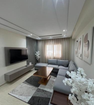 Elegant and comfortable apartment in Tangier, Luxury 3BR, AC, Bright Stay