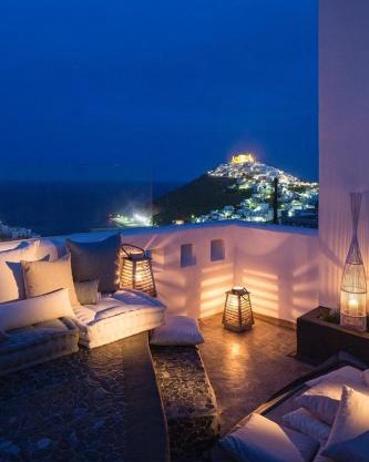 Elegant Astypalaia Villa Villa Ble Air Conditioning Hot Tub 2 Bedrooms Chora