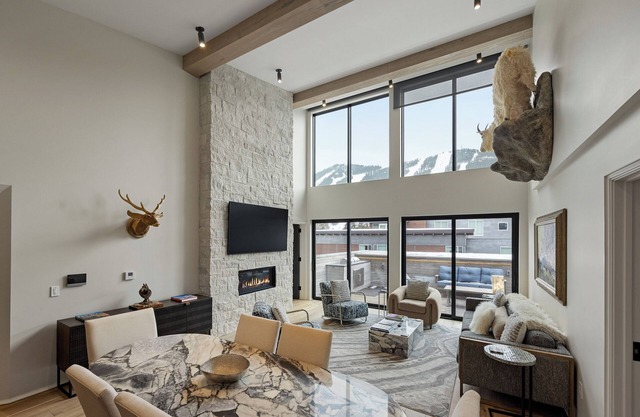 Elegant Jackson Getaway | Luxe Hot Tub & Fireplace Near Skiing & Fine Dining