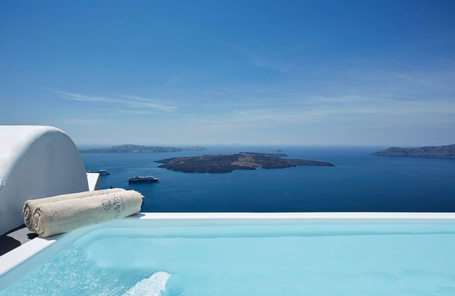 Elegant Santorini Villa | Private Plunge Pool | Eden Villas Superior Two Bedroom Villa | Stunning Caldera View