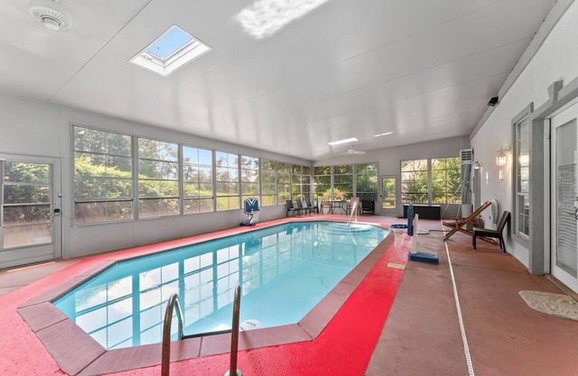 Elegant Sevierville estate with private grounds and indoor pool