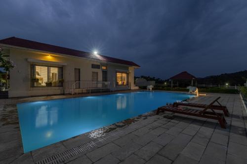 ELIVAAS Shourya Celesta Luxe 3BHK Villa with Pvt Pool, Udaipur