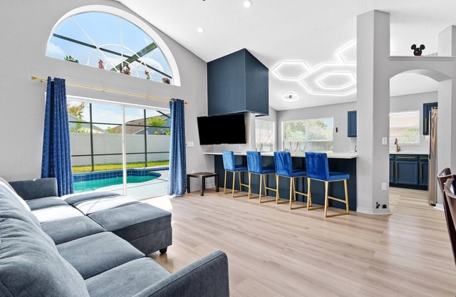 Enchanted Disney Castle Heated Pool+EV Charger, 10min to WDW, Private Home w/DW
