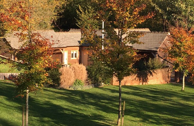 Cadre rural enchanteur dans le jardin d'Angleterre