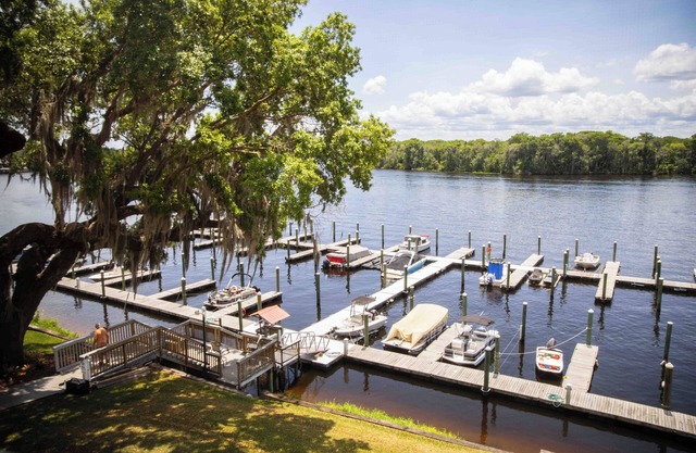 Enjoy sunsets on the St. Johns River- Waterfront Property with boat slip!