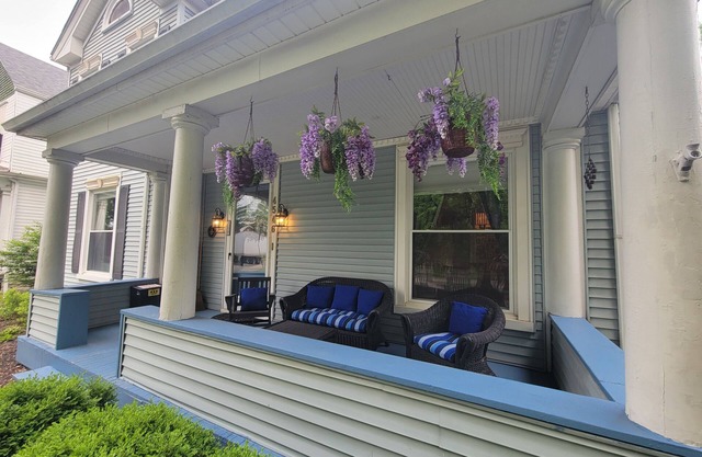 Enjoy the comfort, character, charm, and location of our lovely Victorian home!