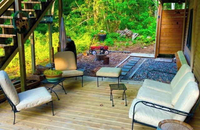 Enjoy the water and the woods on Kangaroo Lake in Baileys Harbor, WI.