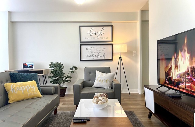 Entire apartment with king bed /traveling professionals welcome! longterm stays