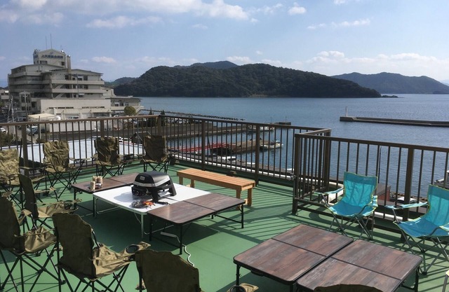Entire building reserved Rooftop BBQ with ocean v / Kamiamakusa Kumamoto