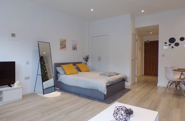 Appartement studio moderne tout entier élégant - 2min à pied du tube près du stade de Wembley