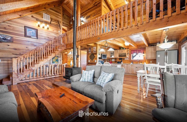 Epic Log Home Near Ark