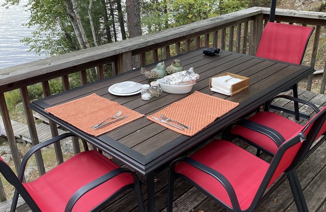 Escape to cozy remote cabin on lake with beautiful views