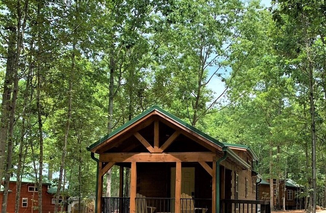 Escape to nature in this cabin with hot tub.