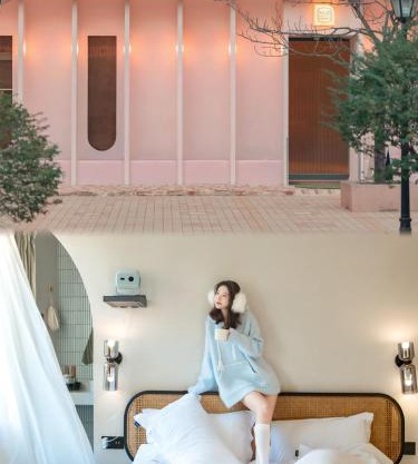 EUPHORIA丨Quiet Garden Quiet Designer Garden Hotel丨Datang Never Sleeps City Big Wild Goose Pagoda Subway Station Branch丨Near the scenic area