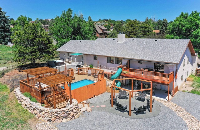 Evergreen Luxe! Backyard Oasis w/ Hot Tub!