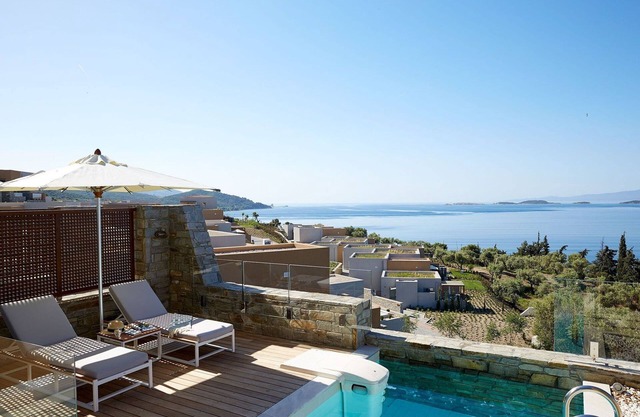 Excellente Villa Halkidiki | Ocean Villa 1 | 1 chambre | Superbes vues sur la mer | Ouranoupoli