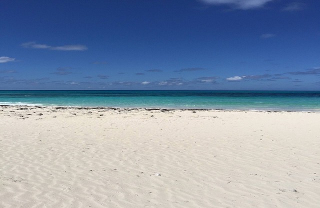 Superbe Beach, Reef et Accueil sur Private extrémité sud de Great Guana Cay