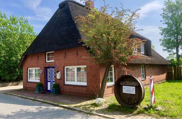 Maison exclusive au toit de chaume près de Friedrichstadt.