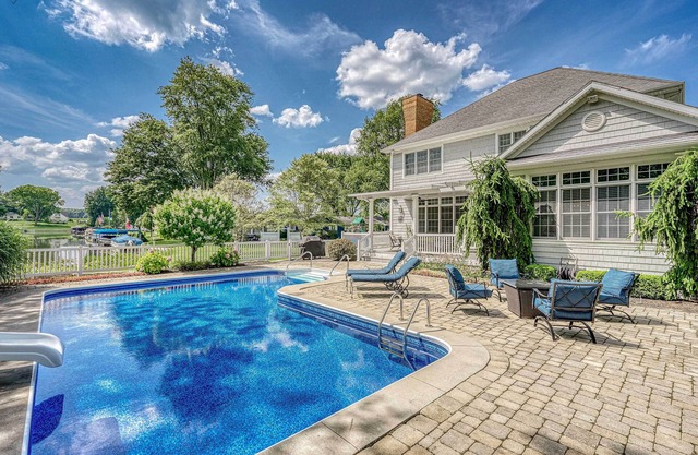Executive Home w/ Heated Pool on Lake Wawasee