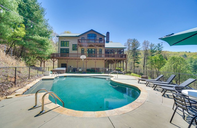 Expansive Home on 16 Acres w/ Smoky Mountain Views