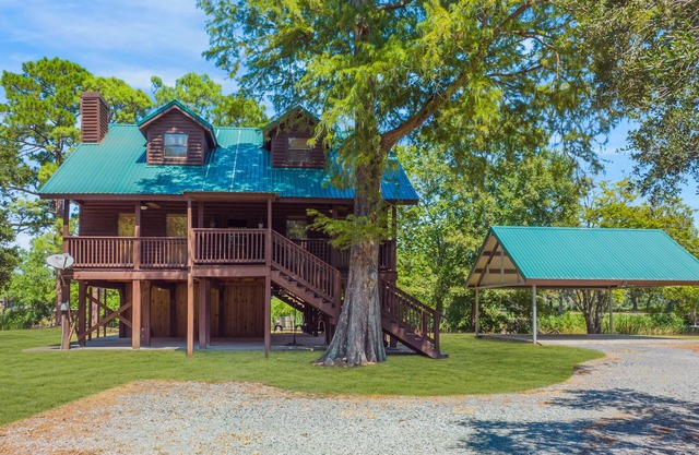 Découvrez la Louisiane, cabine sur le Bayou Petite Anse, au centre d'Acadiana