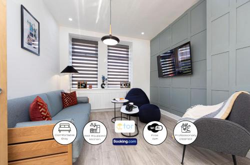 Explore Welsh Wonders, 3 Bedroom House By The One Retreats Short Lets & Serviced Accommodation Treharris