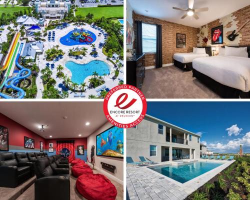 Exquisite Home With Theater, Themed Rooms Near Disney With Waterpark & Resort Access At Encore Resort- 7664Ff