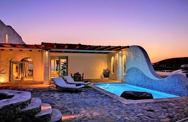 Exquisite Ios Villa | Villa Morena | 2 Bedrooms | Villa with Sea Views & Private Pool & Grand Veranda | Tzamaria