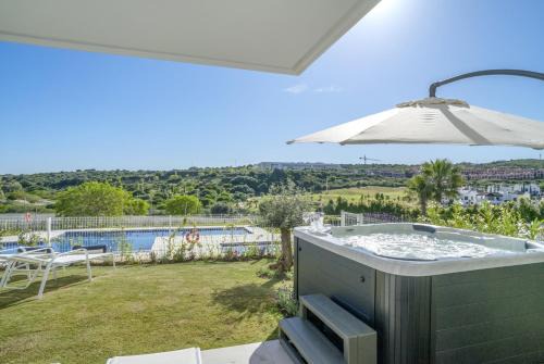 Fabuloso apartamento con jardín privado y jacuzzi