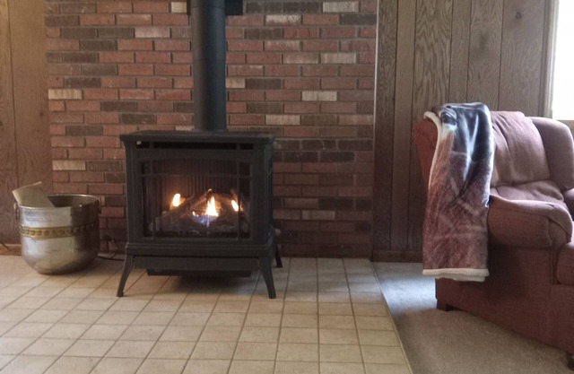 It is SNOWING! Enjoy nature at its best Located in the Huron National Forest.