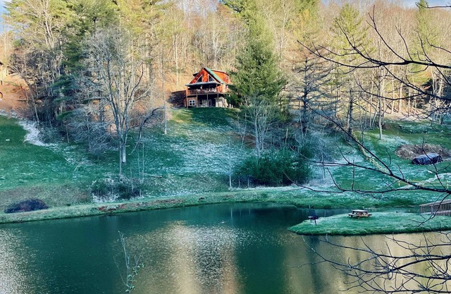 Sit n' Ponder 4-bedroom dog-friendly log cabin