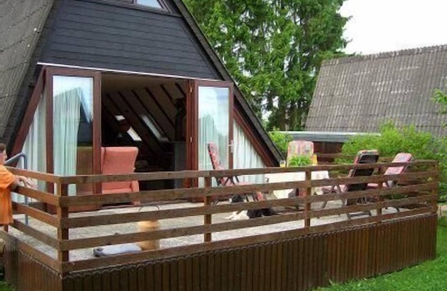 Chalet familial avec cheminée et emplacement bois