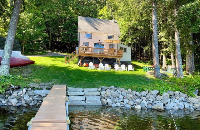 Cottage familial sur le lac Maranacook avec WIFI
