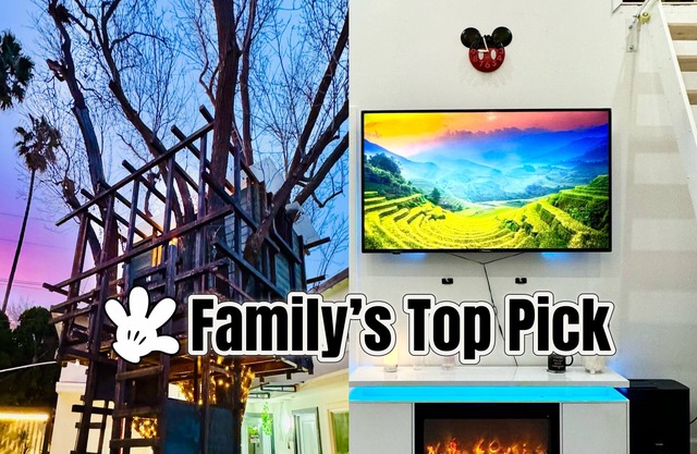 Family Favorite-Mickey Dream Loft:1 King+2 Queen & TREE house@Los Gatos/San Jose