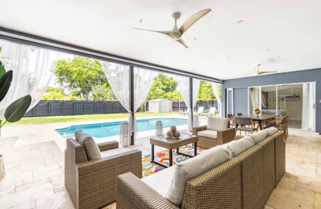 Oasis 4 ch, 3 sdb piscine chauffée près de Miami