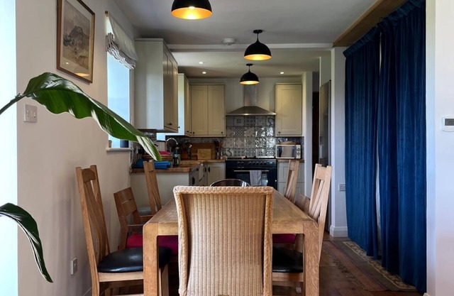 Family Friendly Brewery Conversion on Jurassic Coast with own swimming lake.