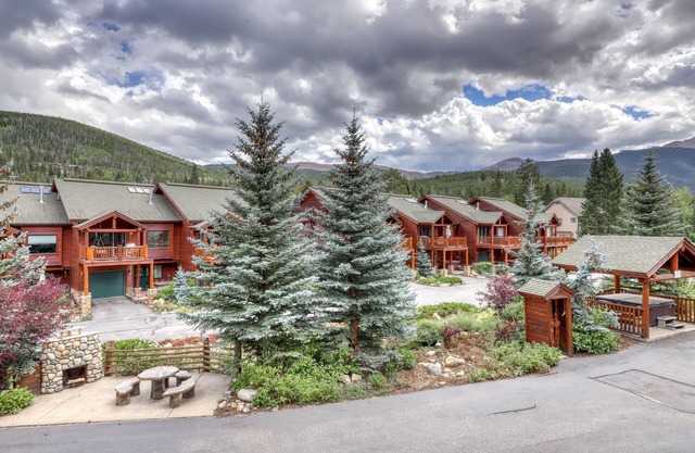 Condo familial avec vue sur la montagne, foyer au gaz et bain à remous commun