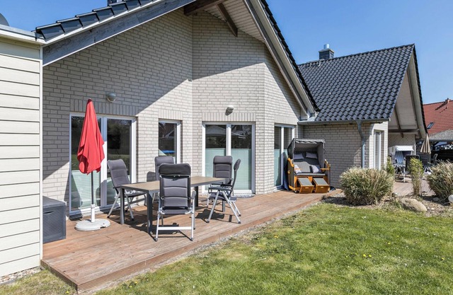 Maison Deik" familiale près de la plage avec jardin, terrasse et Wi-Fi