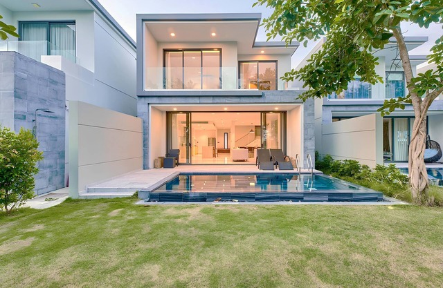 Villa privéeDanangBRG*3chambres*Vue sur le golf*Piscine*À 15 minutes de la plage