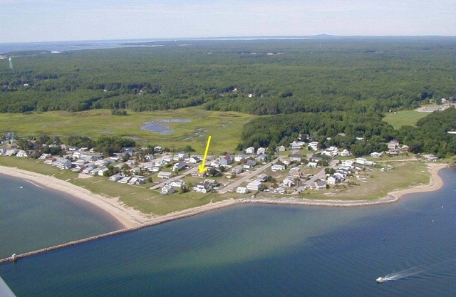 Escapade familiale / Accès à la plage / Vue de la rivière Saco-See Re