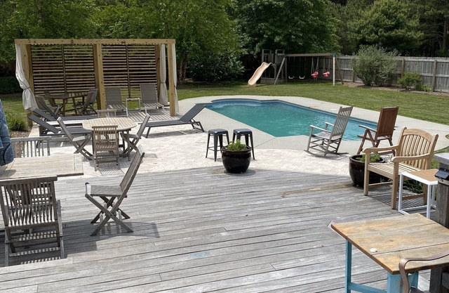 Retraite familiale avec piscine creusée sur la baie de Chesapeake et grand golf